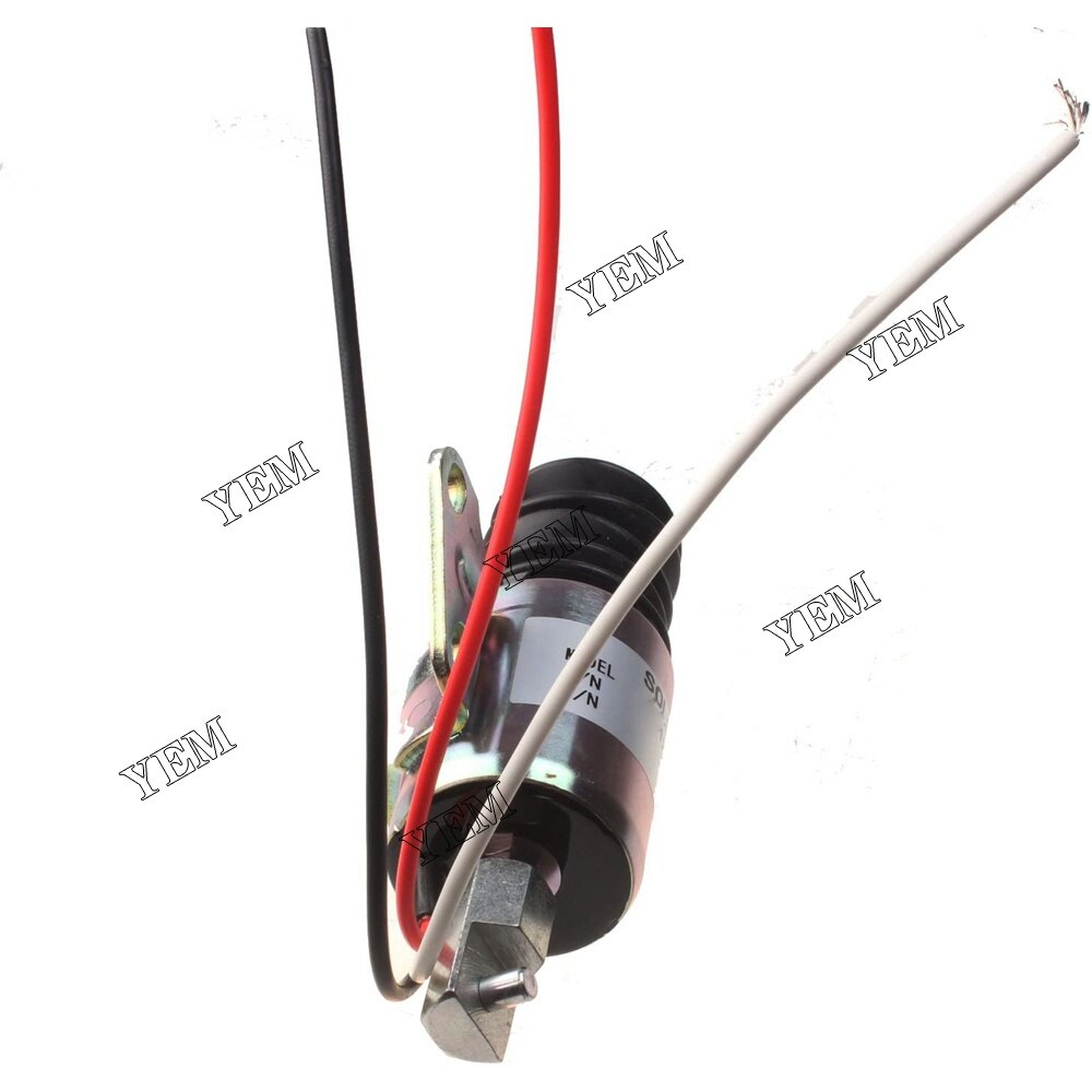 YEM Engine Parts 12V Fuel Shutdown Solenoid 208106 For Miller Trailblazer 302 Engine For Other