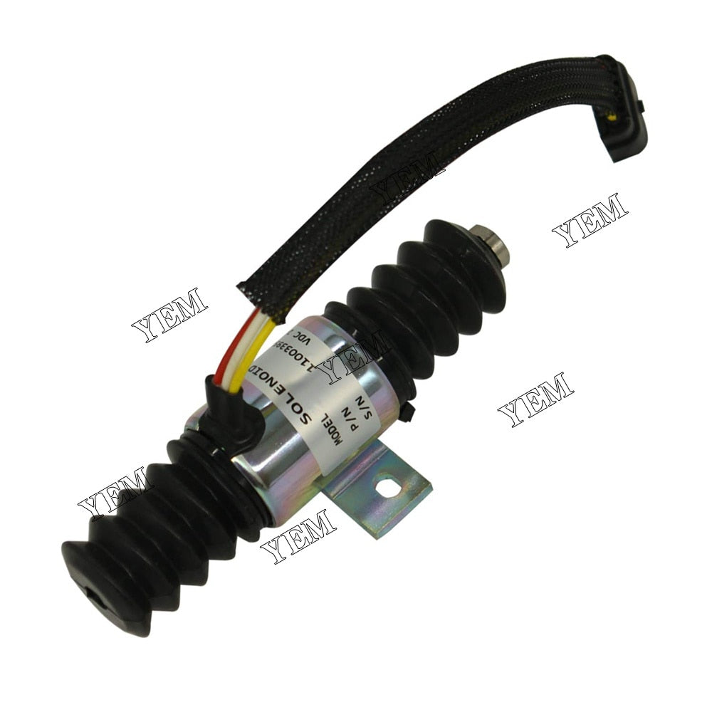 YEM Engine Parts Diesel Shut Down Solenoid 11033954 For Volvo Wheel Loader L120C L90C L150C L150 For Volvo