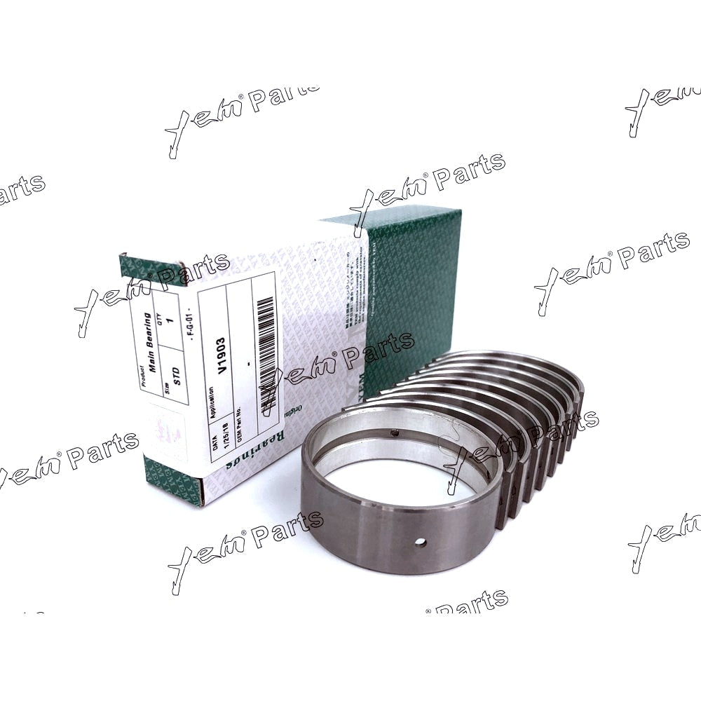 YEM Engine Parts Main Bearing Oversize + 0.50mm For Kubota V1903 Engine Parts For Kubota