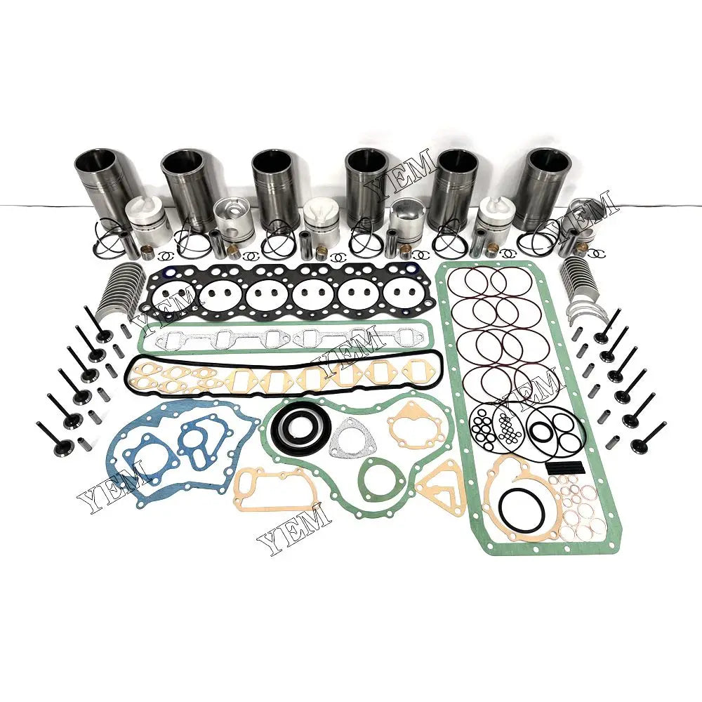 competitive price Engine Repair Liner Kit Full Gasket Set Bearing Valve For Mitsubishi 6DS70 excavator engine part YEMPARTS