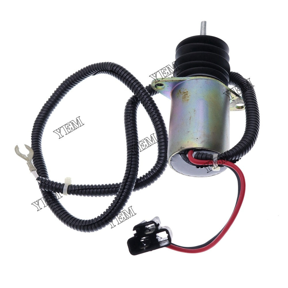 YEM Engine Parts AM124379 AM124377 Stop Solenoid Compatible With For JOHN DEERE 655 755 856 For John Deere