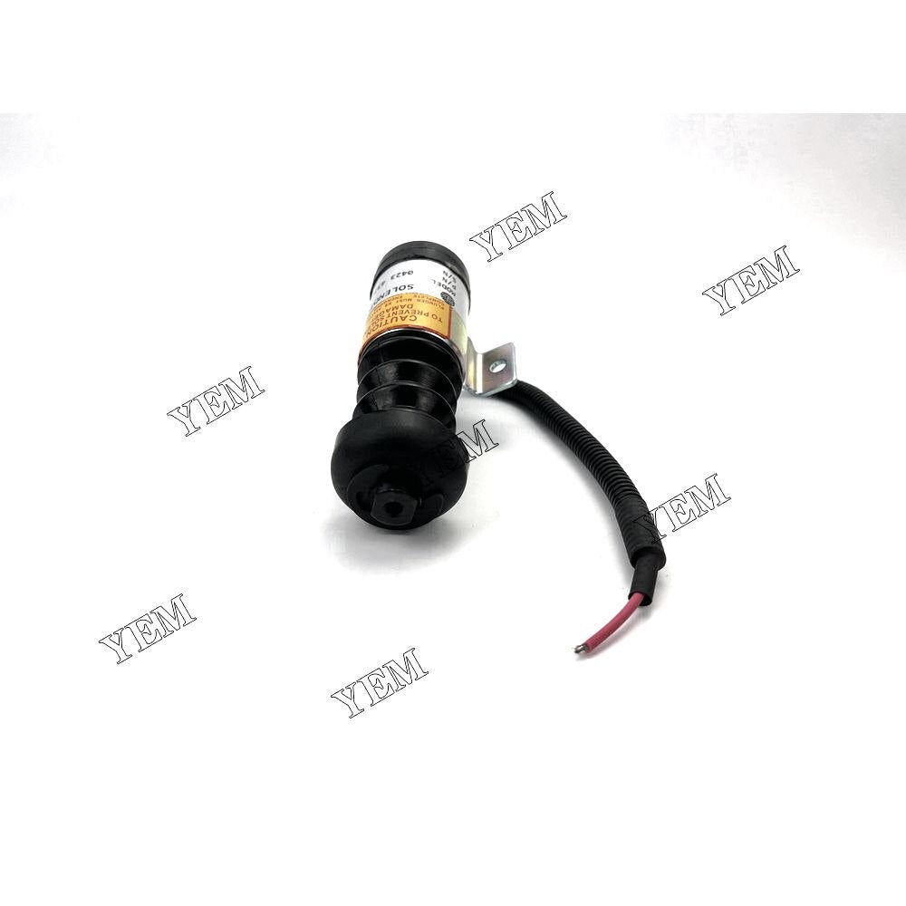 yemparts R914 Shutdown Solenoid 12V HW233841 0423-4373 For Liebherr Diesel Engine FOR LIEBHERR