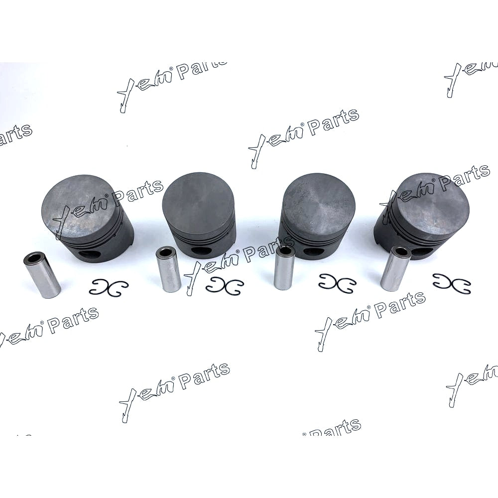 YEM Engine Parts Piston Set STD 76mm For Kubota V1502 x4 PCS Engine Parts For Kubota