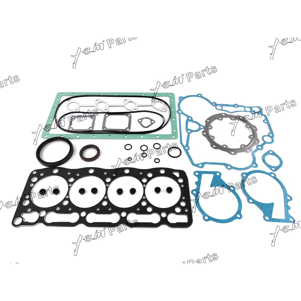 YEM Engine Parts STD Full Gasket Set Overhaul Gasket Kit For Kubota Tractor V1305 Engine For Kubota