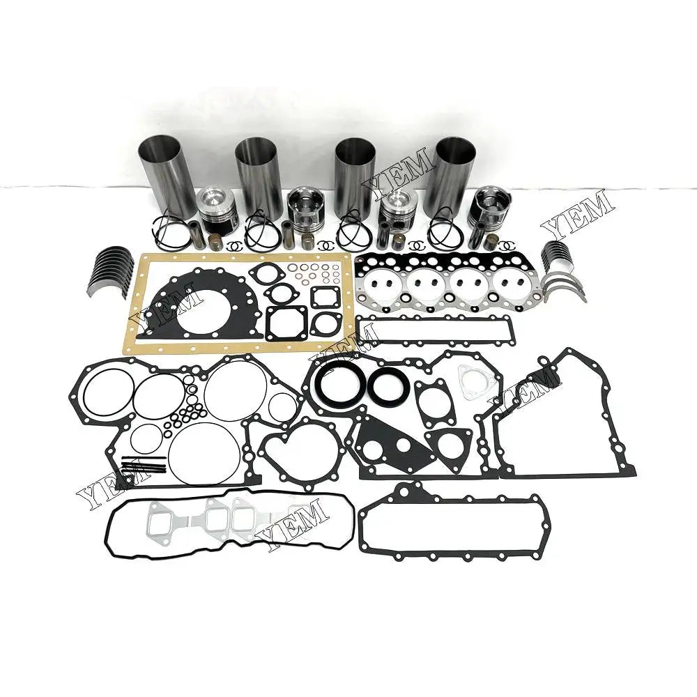 1 year warranty For Mitsubishi Rebuild Kit With Cylinder Gasket Kit Piston Rings Liner Bearings S4S engine Parts YEMPARTS