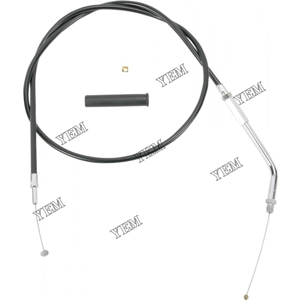 YEM Engine Parts Motorcycle 48 Braided Throttle Cable Fit For Harley Dyna Super Wide Electra Glide For Other