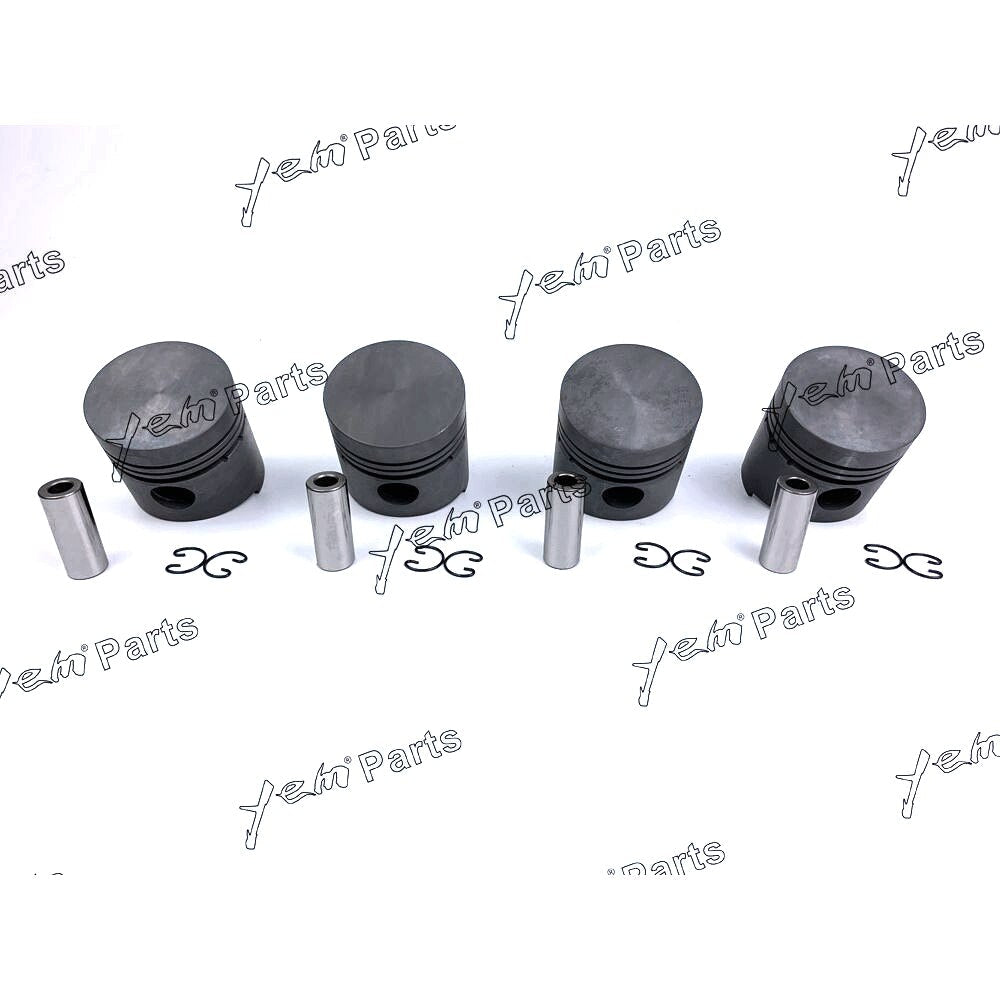 YEM Engine Parts Piston Set STD 76mm For Kubota V1502 x4 PCS Engine Parts For Kubota