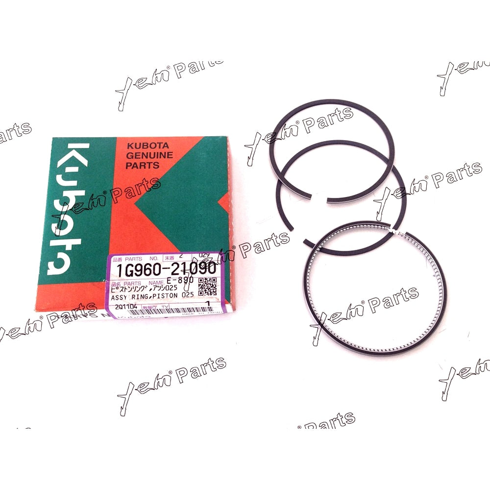 YEM Engine Parts 3 Sets Piston Ring For Kubota D902 Engine STD Oil ring thickness 3MM For Kubota