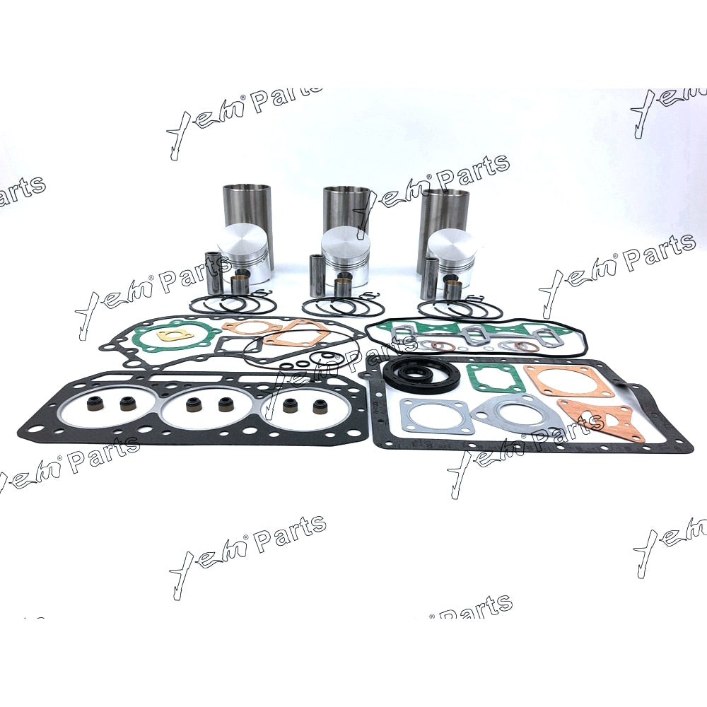 YEM Engine Parts Overhaul Rebuild Kit For Komatsu 3D84-1 3D84-1FA Engine PC25-6 PC30-6 Excavator For Komatsu