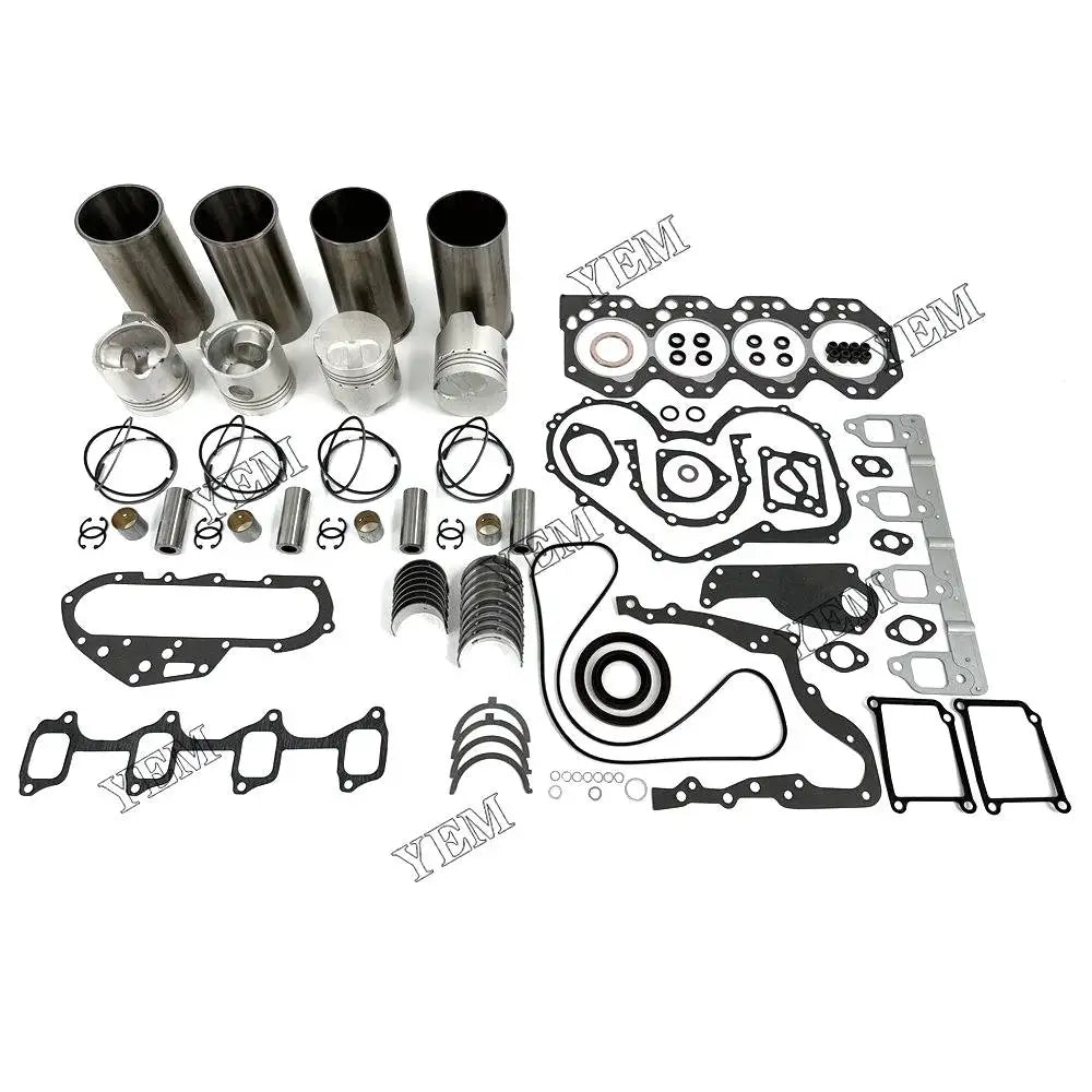 4X High performanceOverhaul Rebuild Kit With Gasket Set Bearing For Toyota 3B Engine YEMPARTS