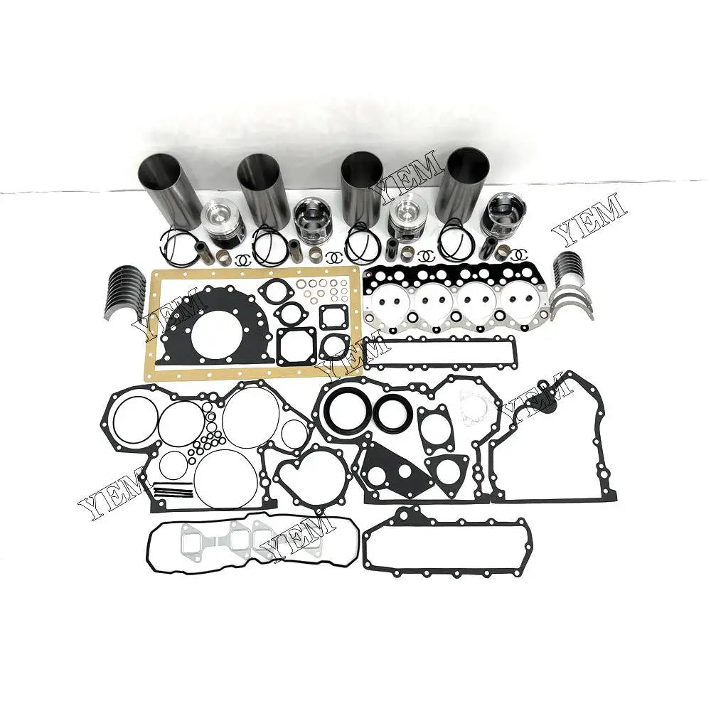 1 year warranty For Mitsubishi Rebuild Kit With Cylinder Gasket Kit Piston Rings Liner Bearings S4S engine Parts YEMPARTS