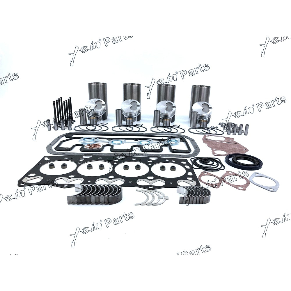 YEM Engine Parts Piston ,Full Gasket, Bearing, Rings, Bush,Thrust Washer For Isuzu 4LE1 Engine For Isuzu