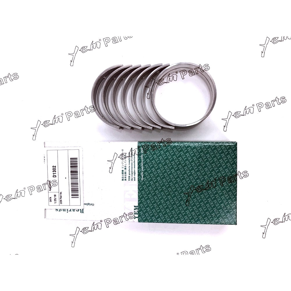 YEM Engine Parts Main Bearing STD For Kubota D1302 Engine Parts For Kubota