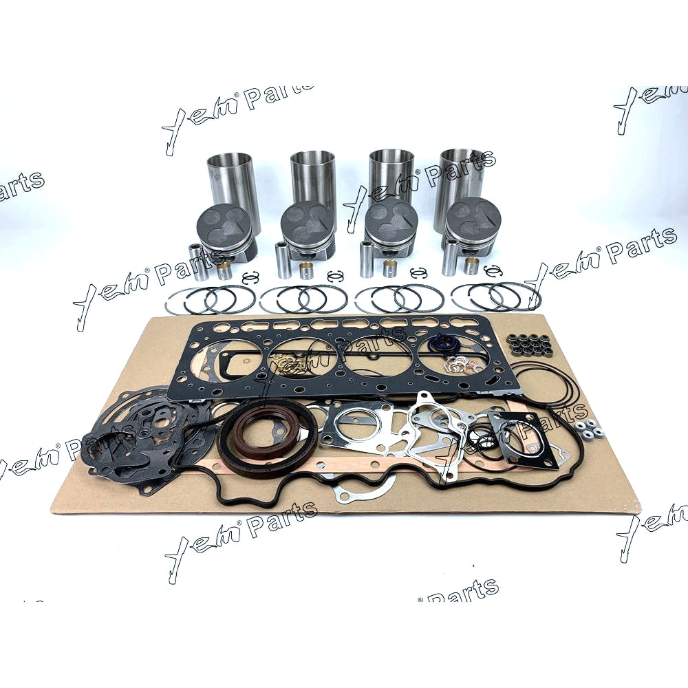 YEM Engine Parts STD 16 Valves Full Gasket Kit Set For Kubota V3600 V3600T Engine For Kubota