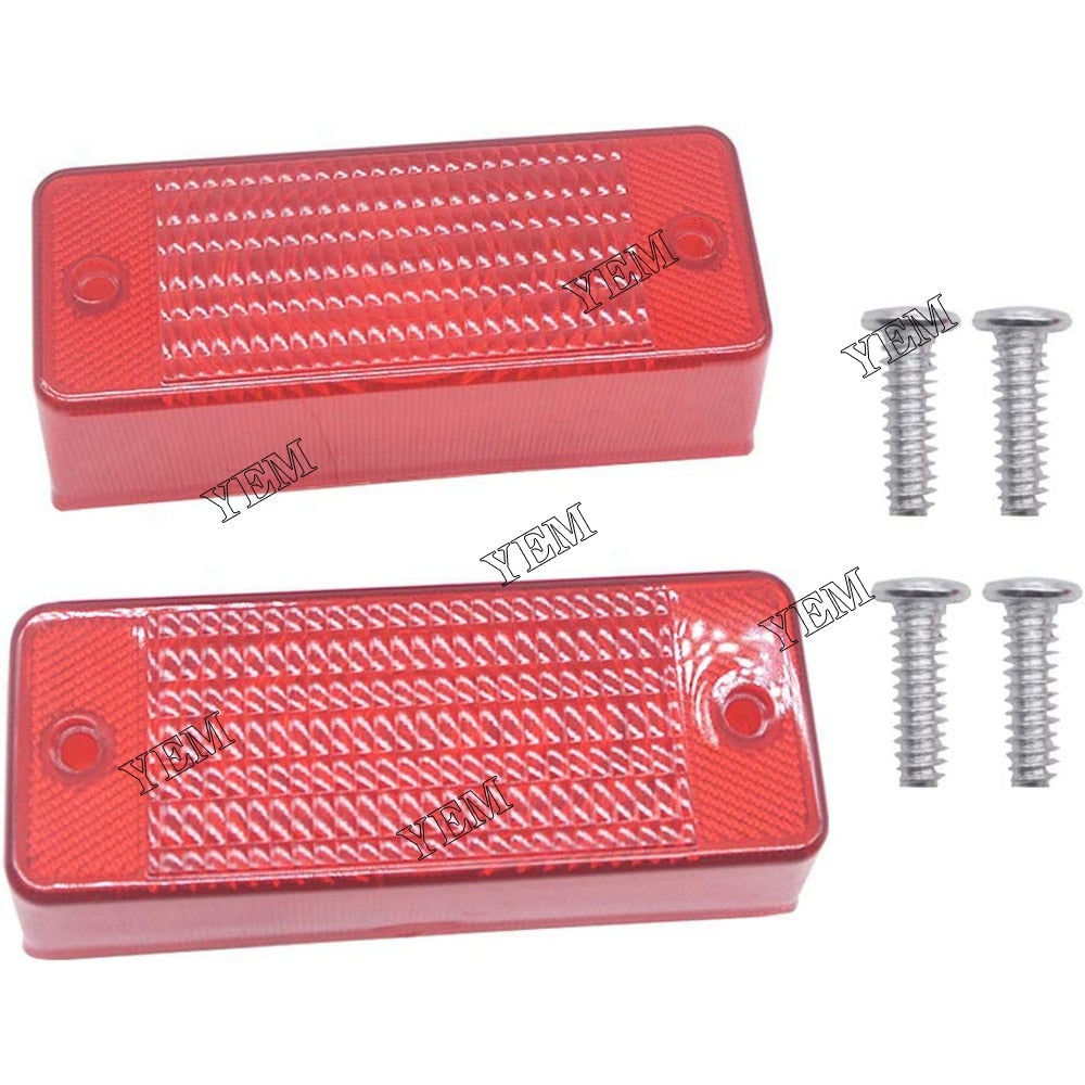 YEM Engine Parts 4PK New Rear Tail Light Lens For Bobcat S T & G Series Bobcat A-F For Bobcat