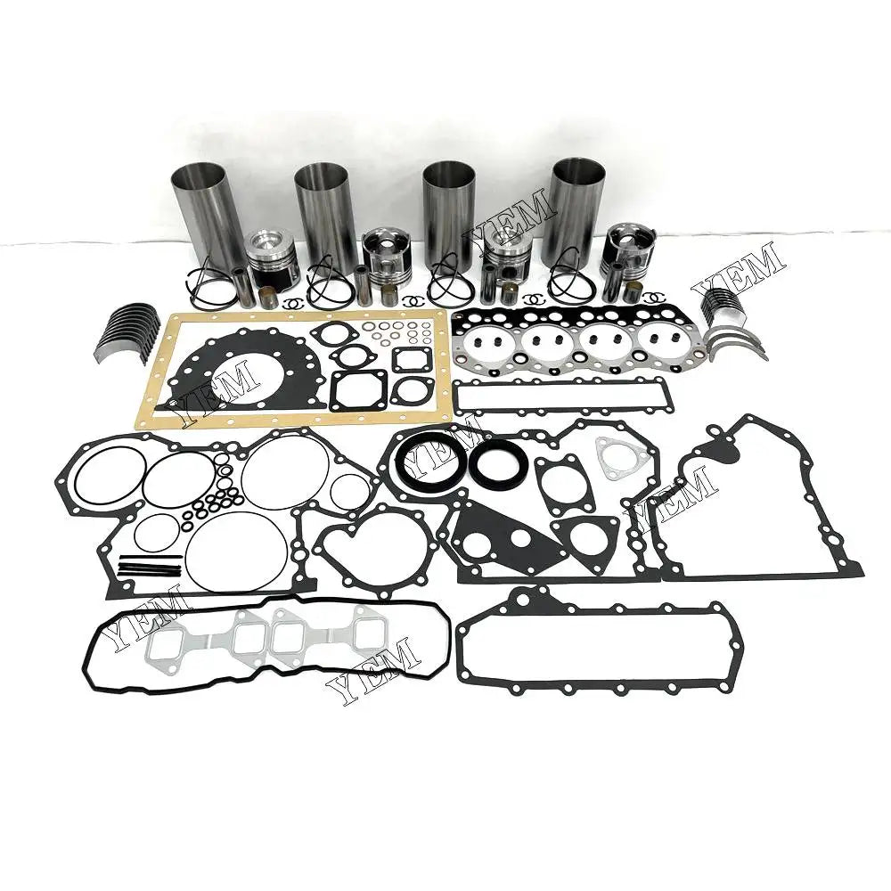 1 year warranty For Mitsubishi Rebuild Kit With Cylinder Gasket Kit Piston Rings Liner Bearings S4S engine Parts YEMPARTS