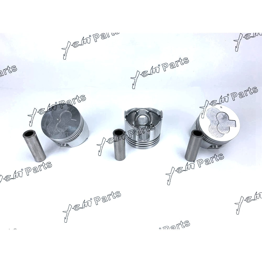 YEM Engine Parts Piston Set STD For Mitsubishi L3E PIN:21MM x3 PCS Engine Parts For Mitsubishi