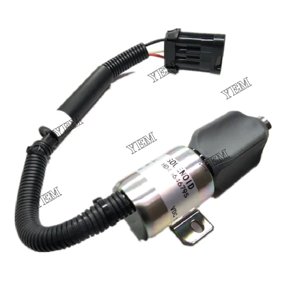 YEM Engine Parts For Volvo DD14 DD15 DD16 12V Stop Solenoid 59184630 RM59184630 For Volvo