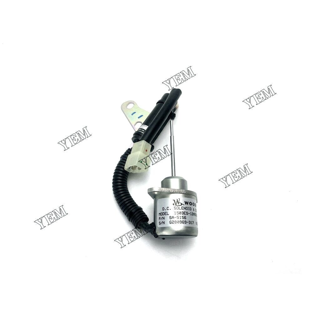 YEM D782 Shutdown Solenoid 1G820-60022 Kubota excavator diesel engine XCMG XE15U excavator YEMPARTS