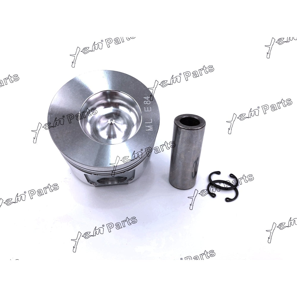 YEM Engine Parts Engine Piston Set w/ Rings For Komatsu 3D84E-3 PC35R-8 PC30R-8 PC30MR Excavator For Komatsu
