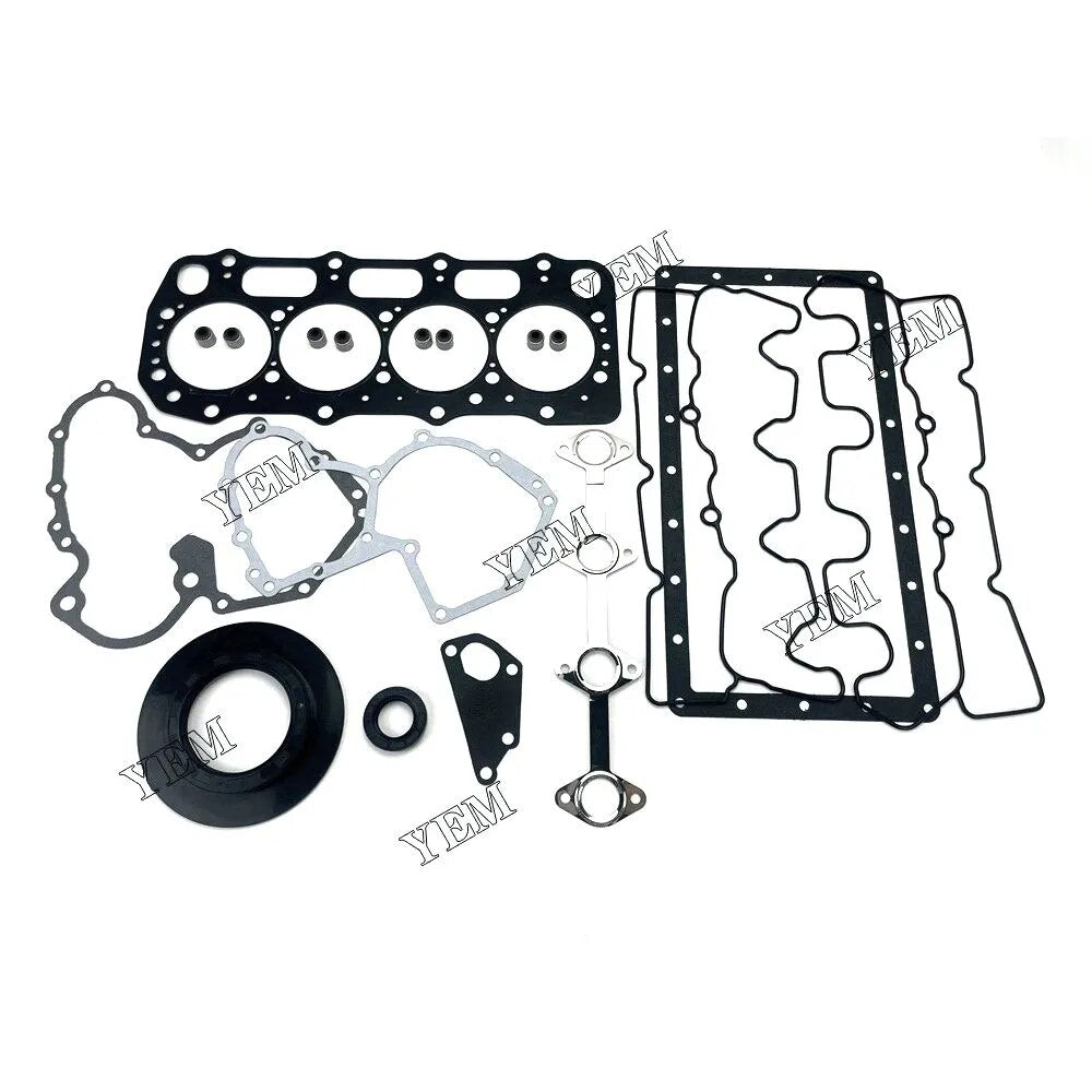 For Perkins excavator engine 404D-15 Full Gasket Set YEMPARTS