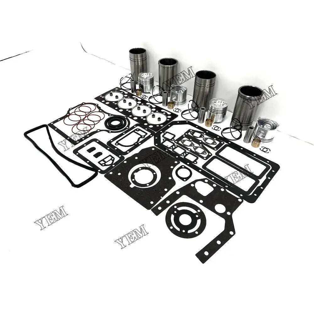Free Shipping N4105ZLD52 Repair Kit With Piston Rings Liner Cylinder Gaskets For Weichai engine Parts YEMPARTS