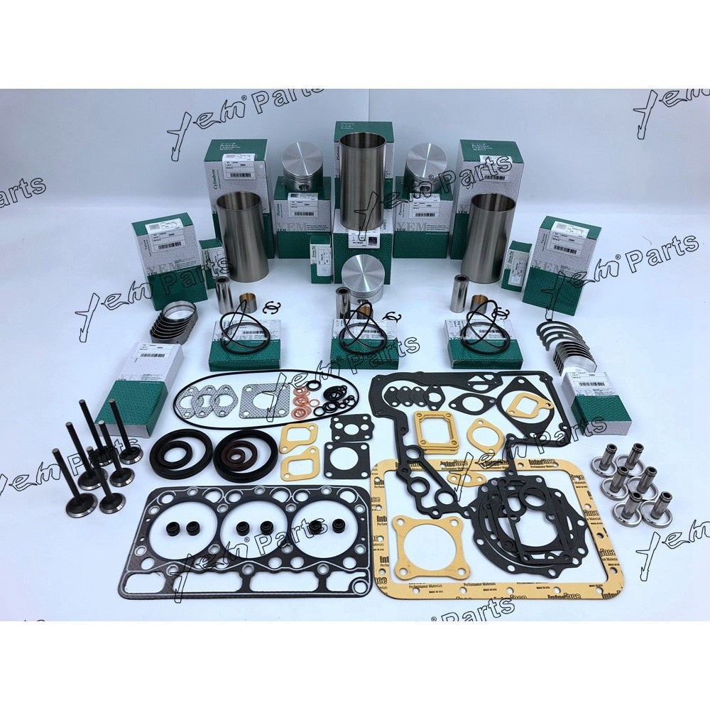 YEM Engine Parts Rebuild Kit For Kubota D950 Engine B8200E B8200HST-D B8200HST-EF2000 F2100 For Kubota