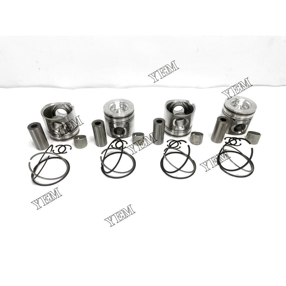 YEM B4.5 Cylinder Piston And Ring Kit Cummins excavator diesel engine Hydrema MX 20 G excavator YEMPARTS