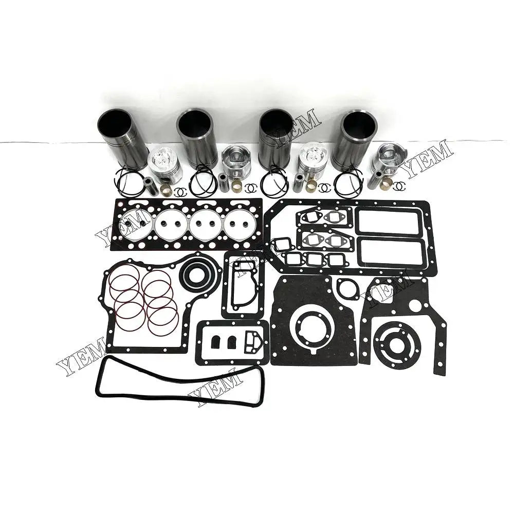 Free Shipping N4105ZLD52 Repair Kit With Piston Rings Liner Cylinder Gaskets For Weichai engine Parts YEMPARTS