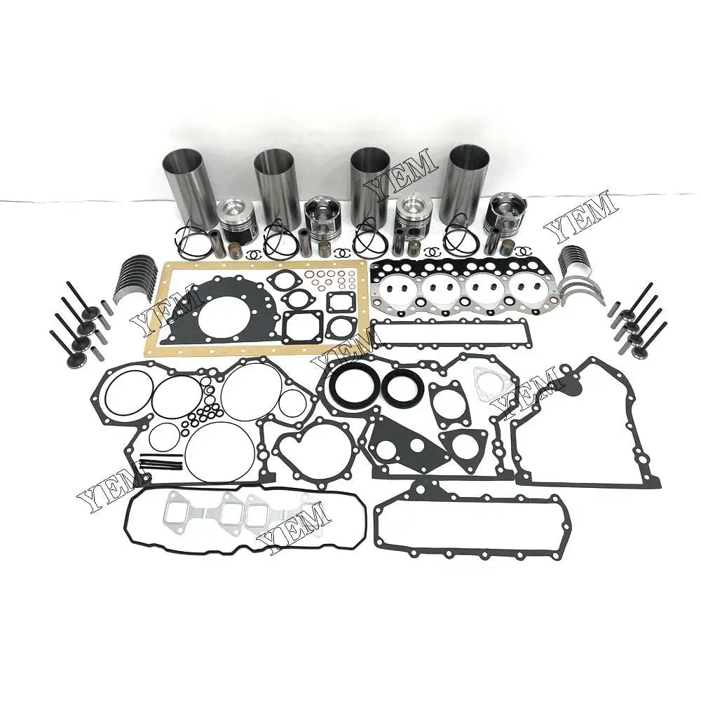 1 year warranty For Mitsubishi Rebuild Kit With Cylinder Gaskets Piston Rings Liner Bearing Valves S4S engine Parts YEMPARTS