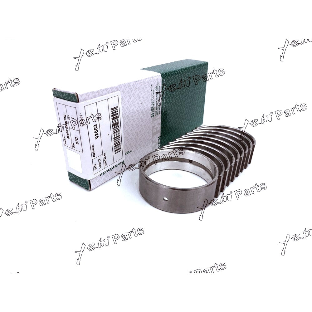 YEM Engine Parts Main Bearing Oversize + 0.25mm For Kubota V2003 Engine Parts For Kubota