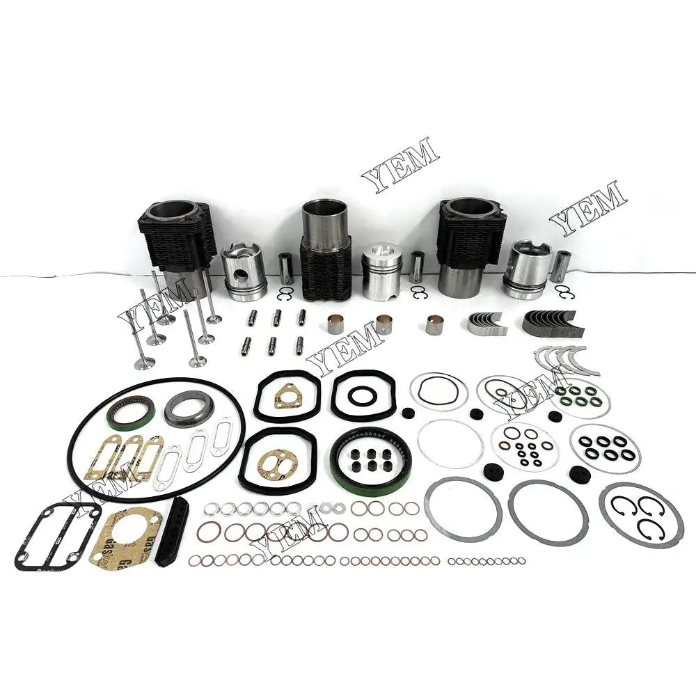 3X High performanceEngine Overhaul Rebuild Kit With Gasket Bearing Valve Set For Deutz F3L912 Engine YEMPARTS