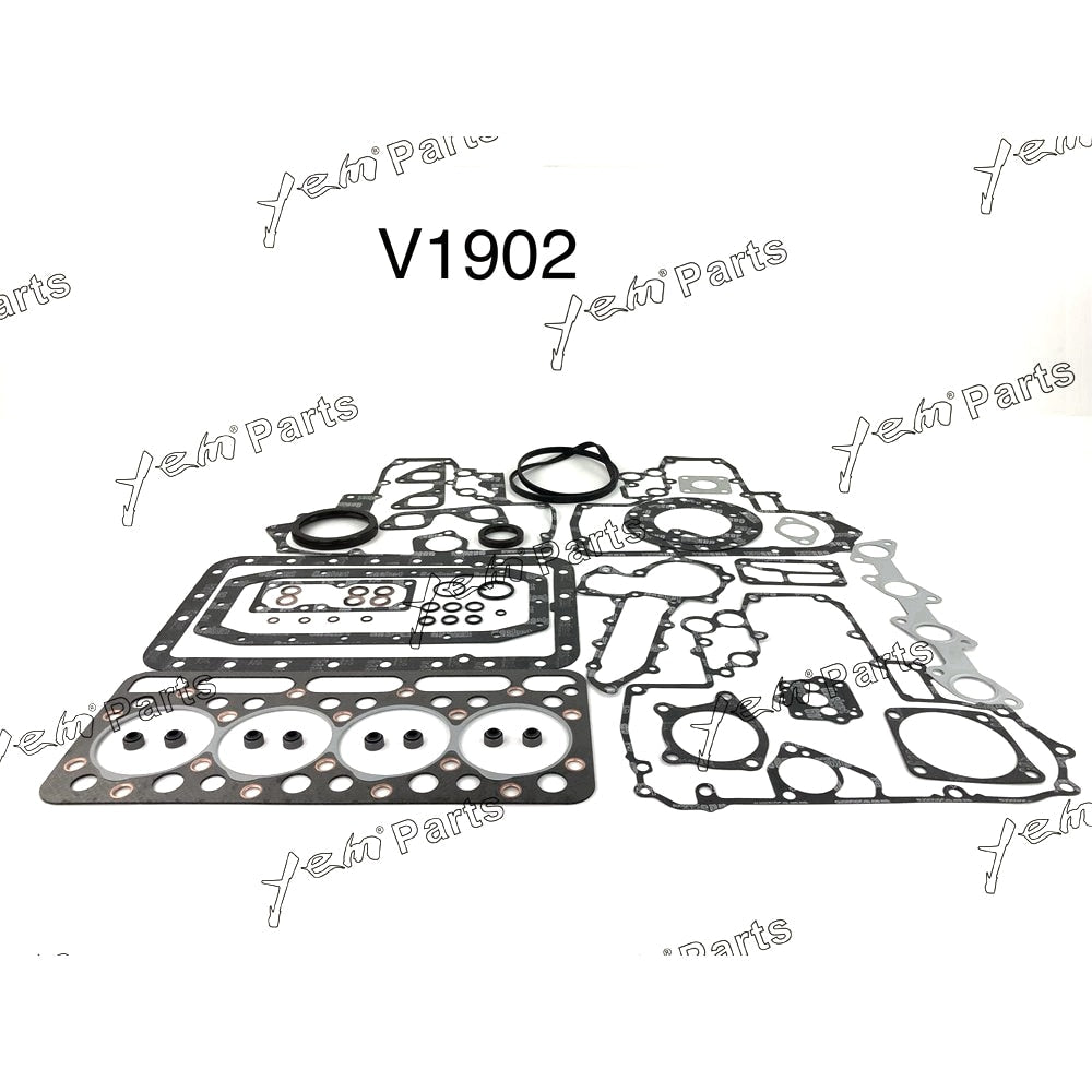 YEM Engine Parts Full Gasket Set For Kubota 4D85 / V1902 Engine Parts For Kubota