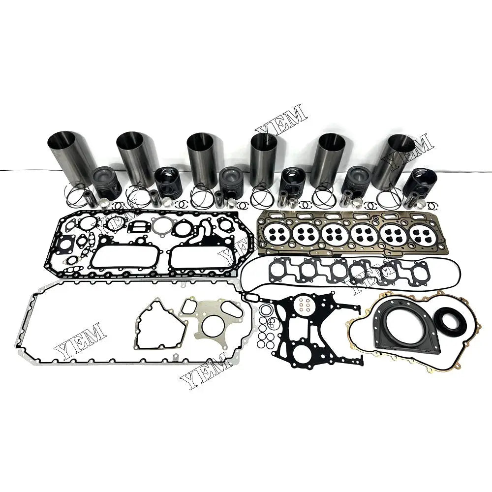 competitive price Engine Liner Kit With Full Gasket Set For Caterpillar C6.6-CR excavator engine part YEMPARTS