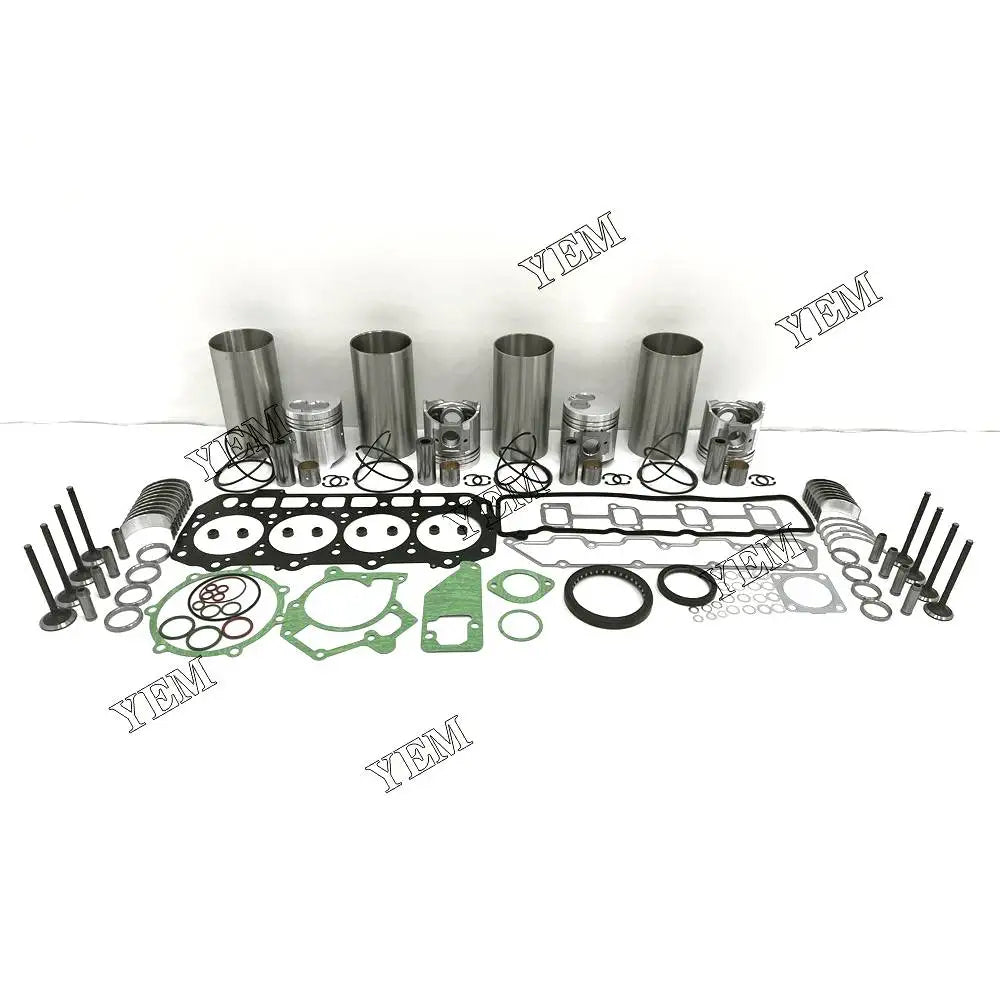 1 year warranty For Yanmar Engine Rebuilding Kit With Full Gasket Set Cylinder Piston Rings Liner Bearing Valves 4D94E engine Parts YEMPARTS
