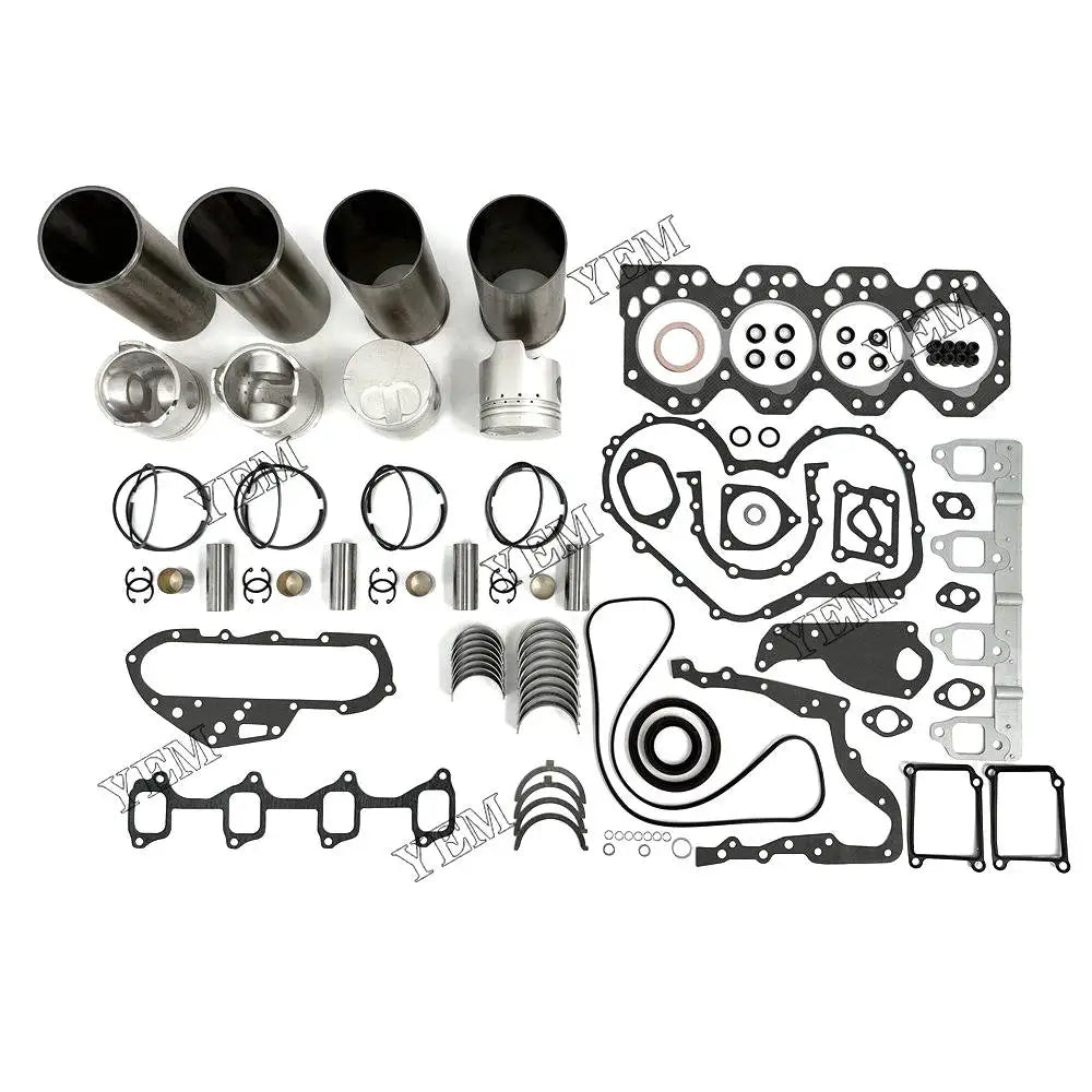 4X High performanceOverhaul Rebuild Kit With Gasket Set Bearing For Toyota 3B Engine YEMPARTS