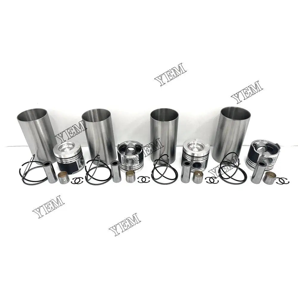 1 year warranty For Mitsubishi Engine Engine Overhaul kit With Piston Rings Set Sleeve S4S engine Parts YEMPARTS