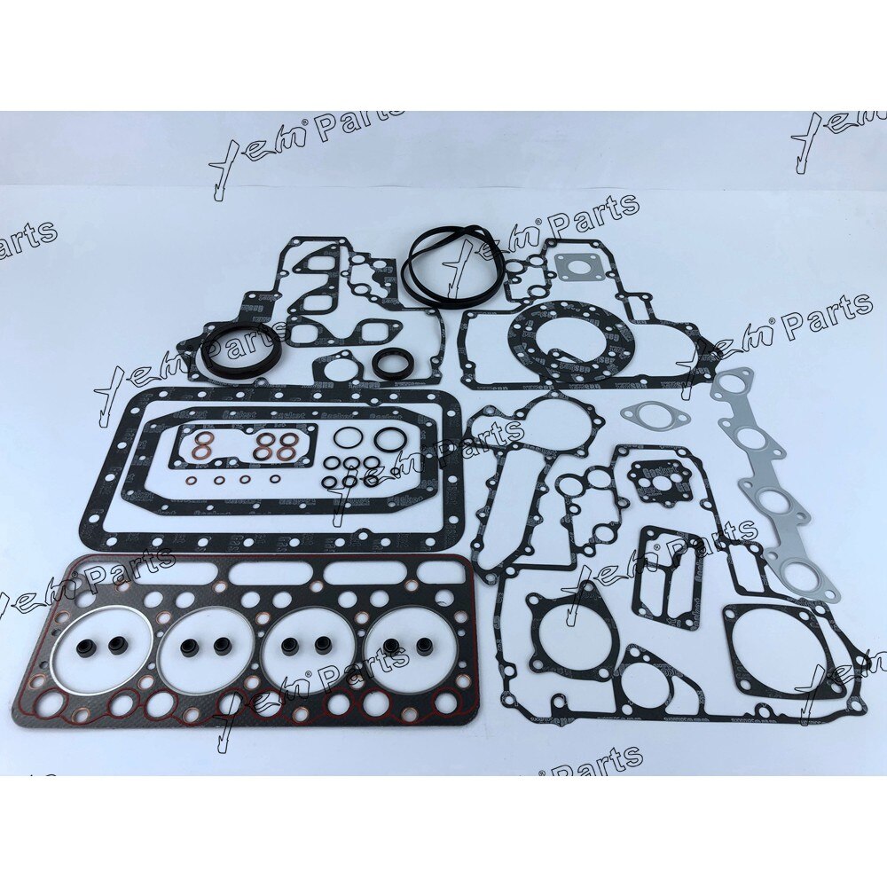 YEM Engine Parts Gasket kit For Kubota Engine V1702 V1702B KH90 For Bobcat 743 733 Excavator For Kubota
