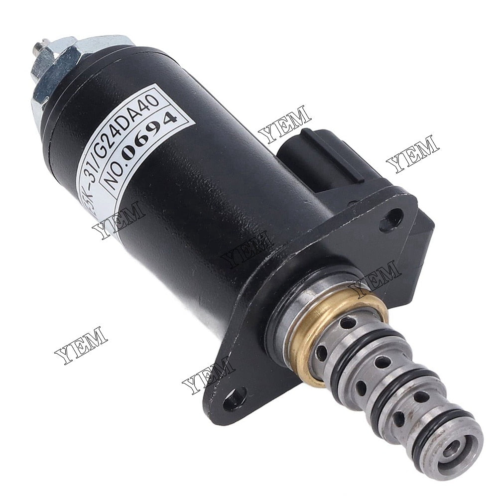 YEM Engine Parts Solenoid Valve KWE5K-31/G24D40 YN35V00020F1 For Kobelco SK200-6 SK135SR SK250-6E For Kobelco