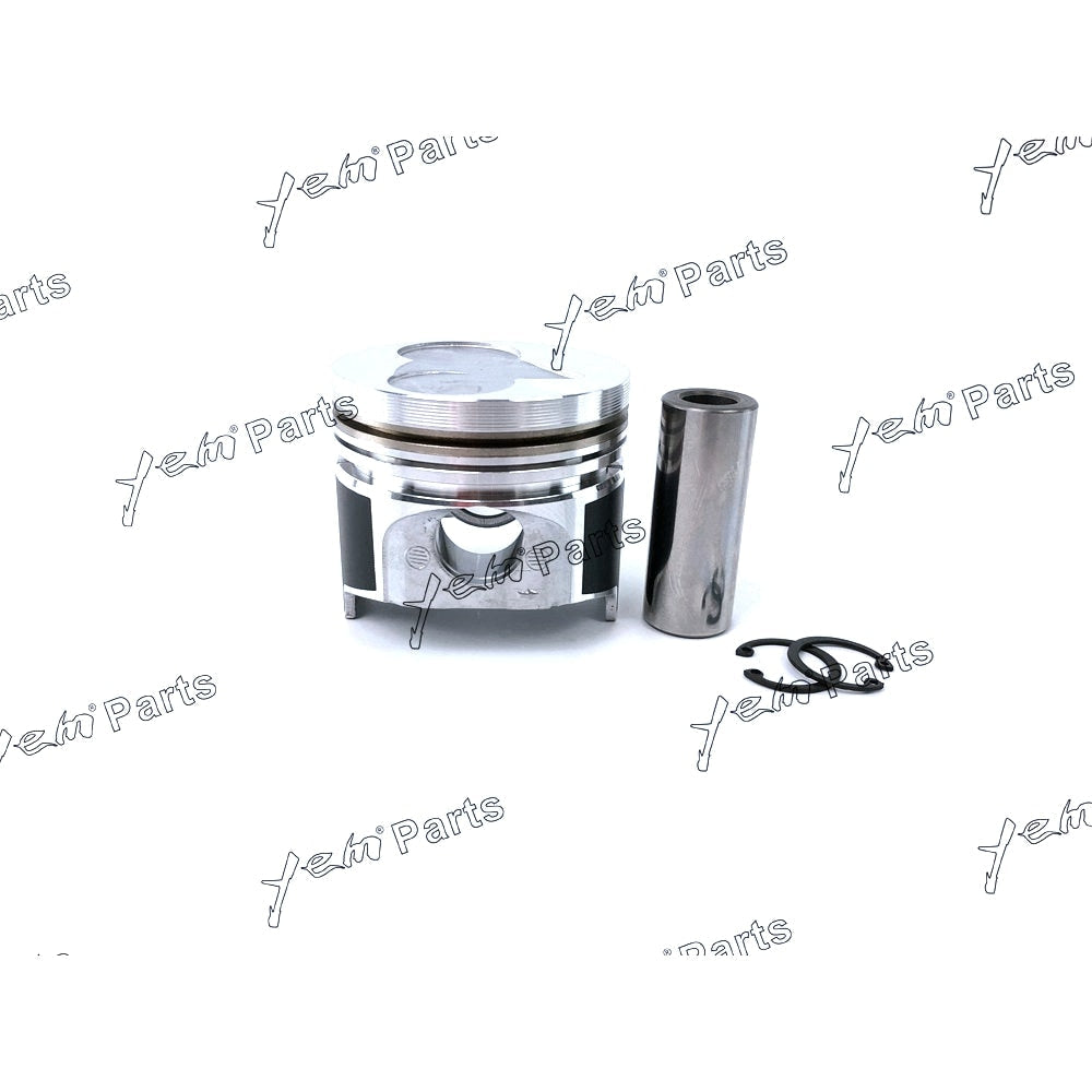 YEM Engine Parts Piston Set Oversize 78mm (+0.50mm) For Kubota D1105 / V1505 Engine Parts For Kubota