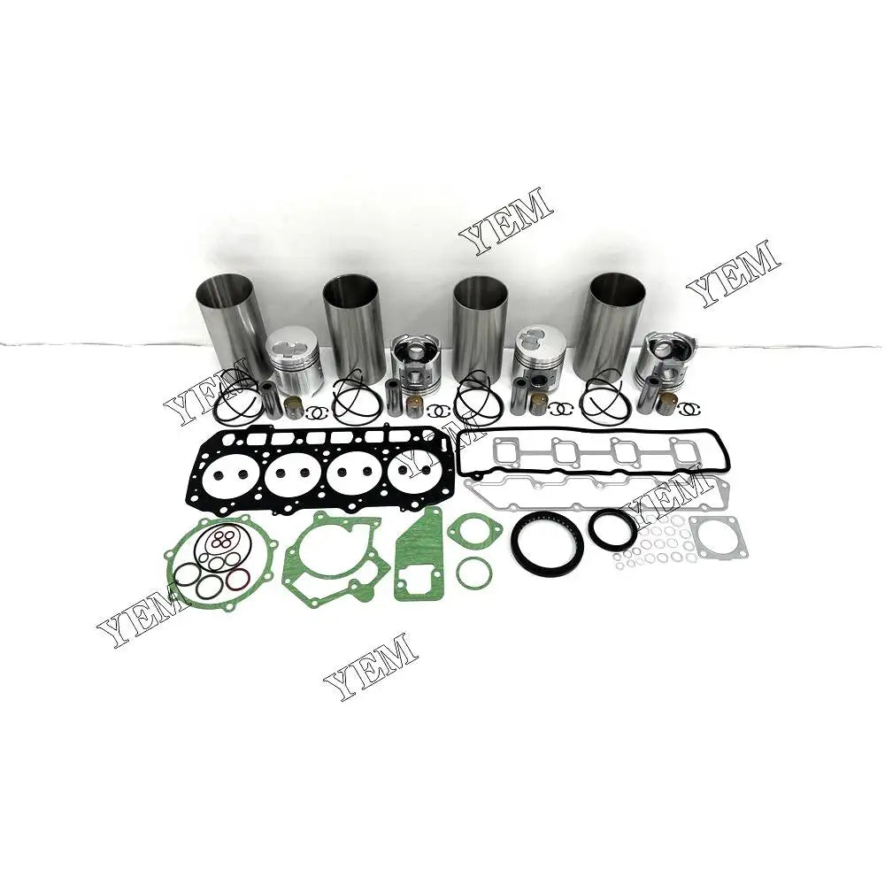 1 year warranty For Yanmar Engine Rebuilding Kit With Full Gasket Set Cylinder Piston Rings Liner 4D94E engine Parts YEMPARTS