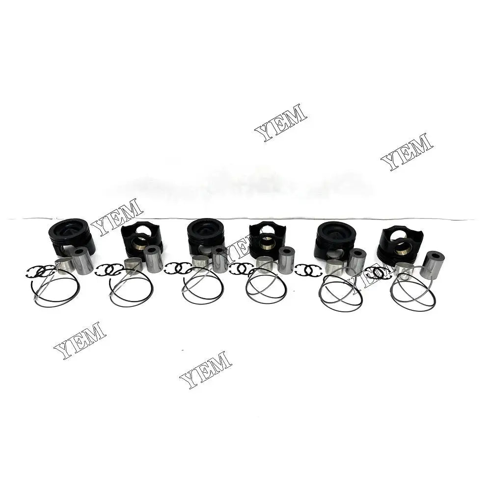 1 year warranty For Caterpillar Cylinder Piston Kit With Piston Ring STD C18 engine Parts YEMPARTS