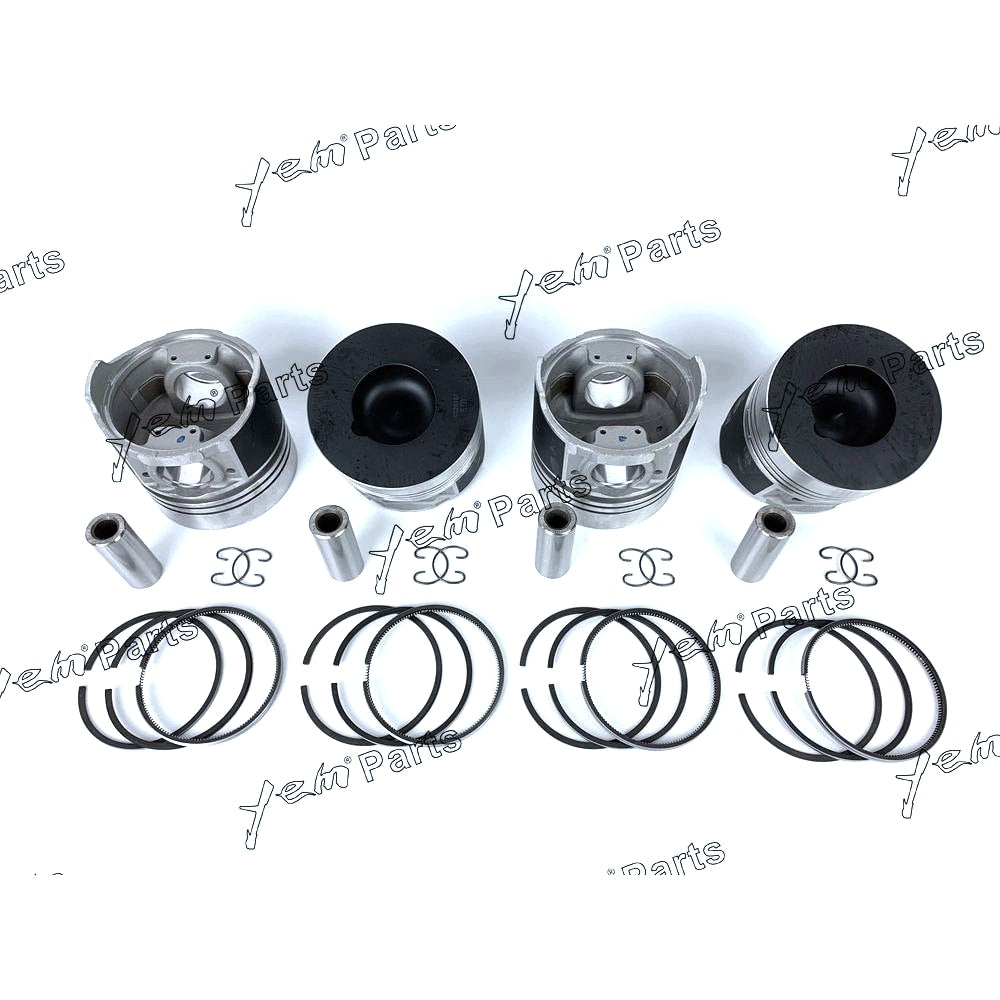 YEM Engine Parts Piston + Ring Kit Set STD 109mm For Kubota V4300 (16132-21110) Engine Parts For Kubota