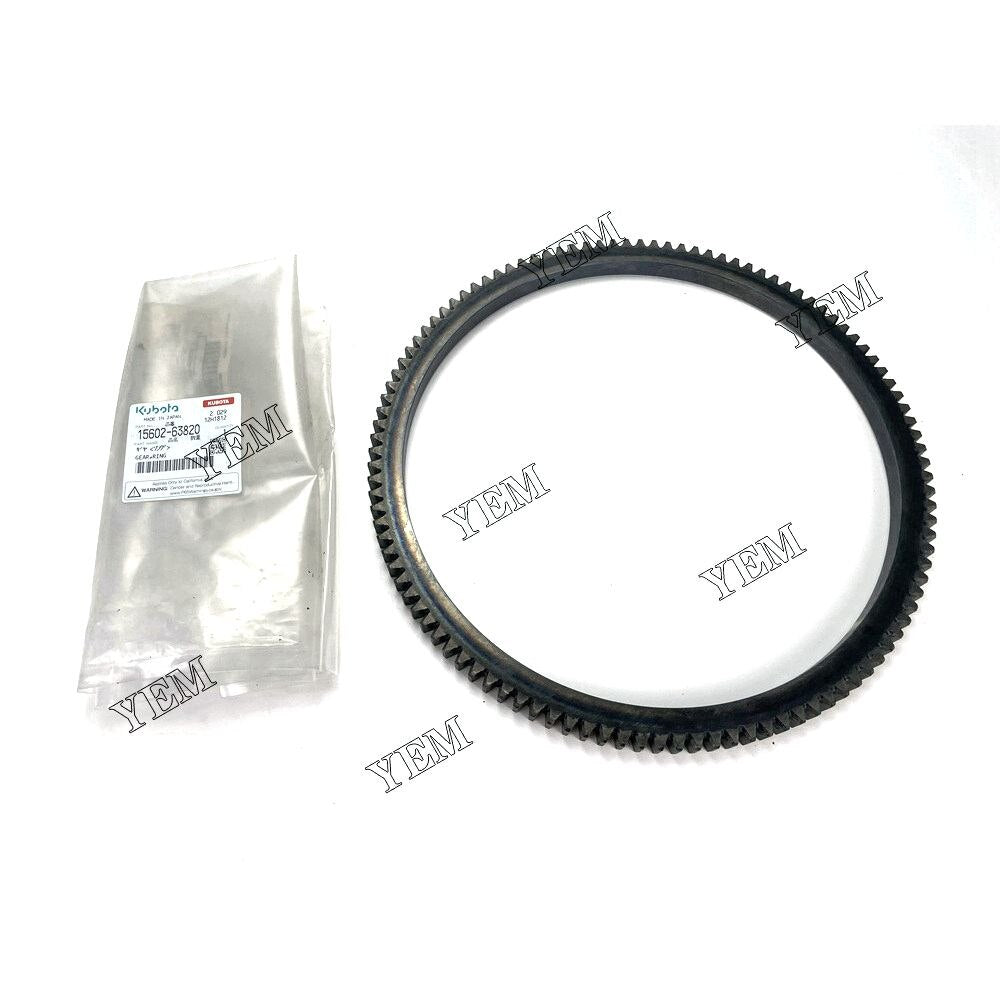 YEM V2403 Flywheel Gear 15602-63820 Kubota excavator diesel engine Yuchai YC35SR excavator YEMPARTS