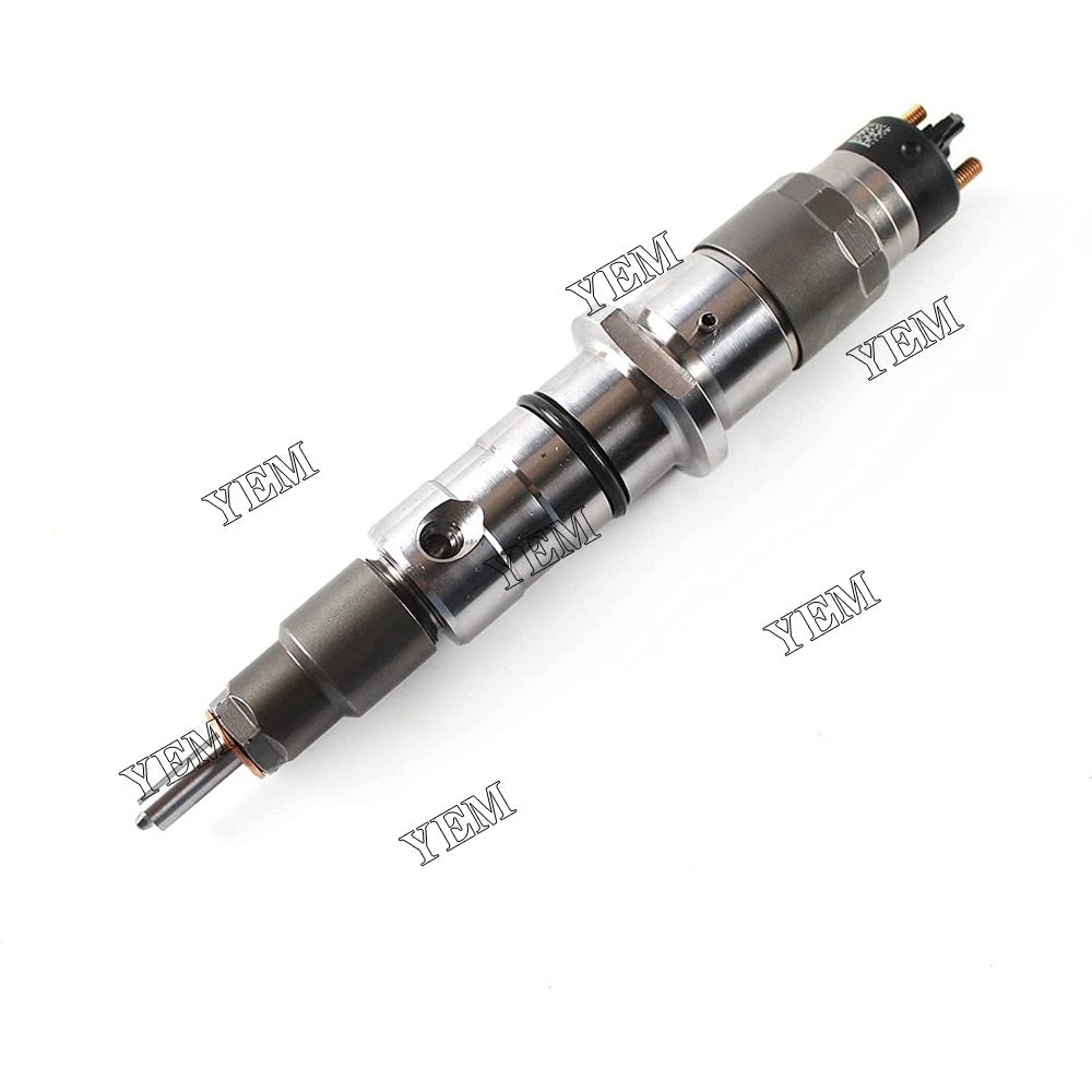 YEM Engine Parts 6x Fuel Injectors 0445120236 0445120125 6745-11-3102 For Komatsu S6D114 6D107 For Komatsu