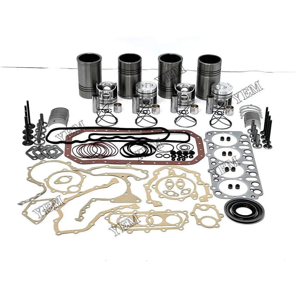 1 year warranty For Nissan Overhaul Kit With Piston Rings Liner Bearing Valves Full Gasket Set FD33 engine Parts YEMPARTS