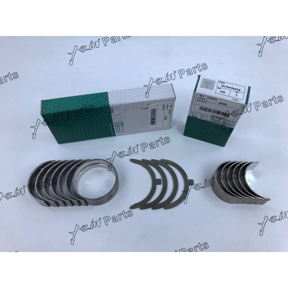 D662 CRANKSHAFT BEARINGS + CON ROD BEARINGS FOR KUBOTA DIESEL ENGINE PARTS For Kubota