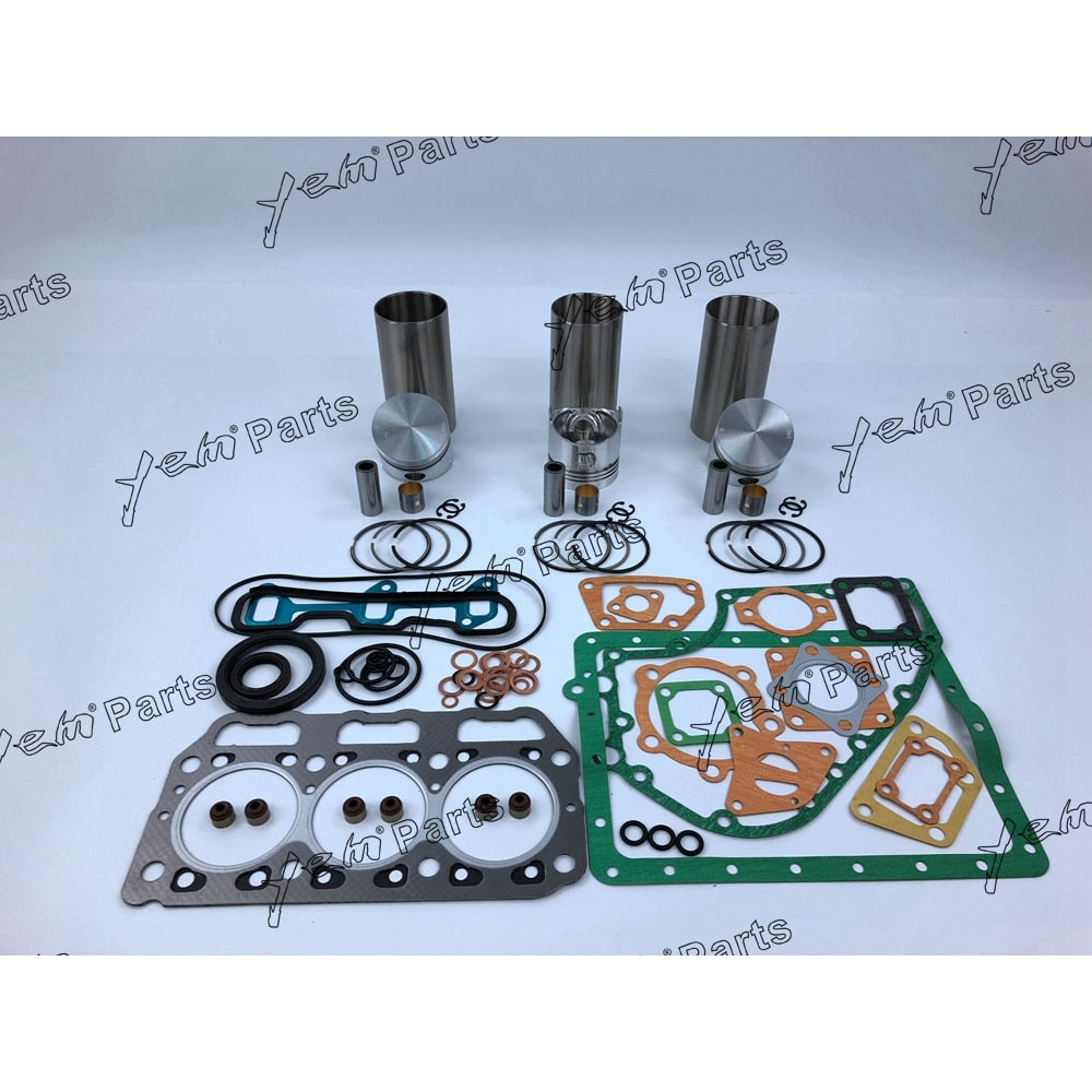3T72 OVERHAUL REBUILD KIT PISTON GASKET SET FOR YANMAR DIESEL ENGINE P