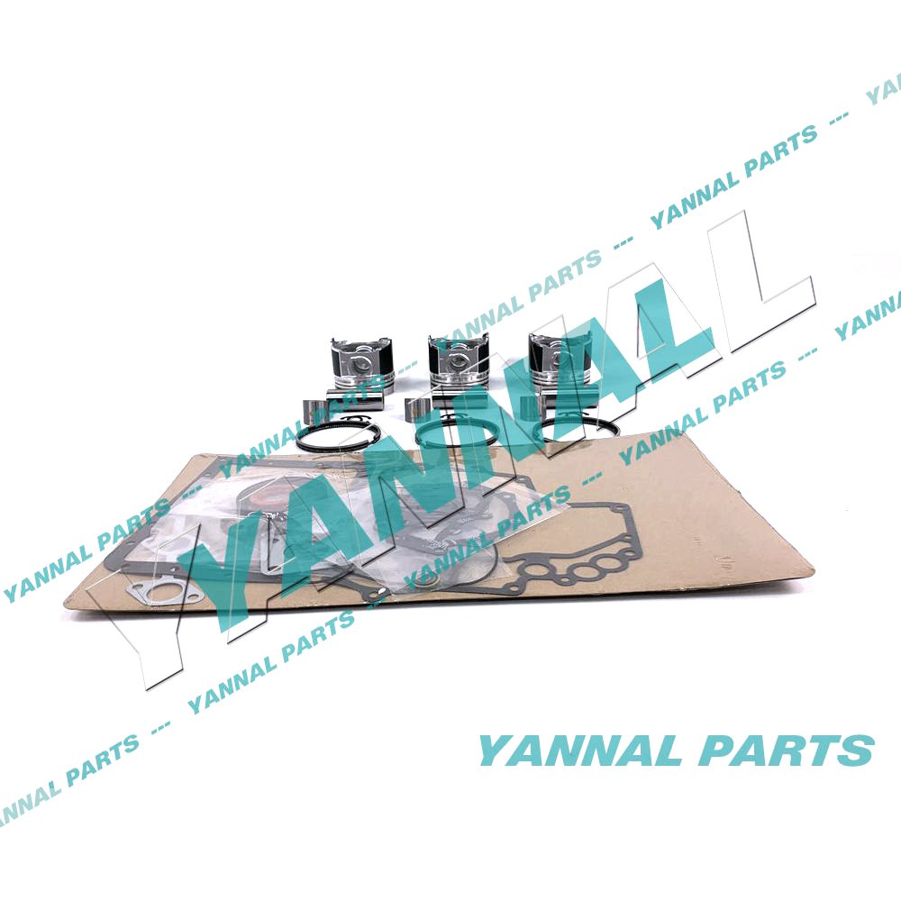 YANMAR 3TNE74 OVERHAUL KIT WITH PISTON RINGS FULL GASKET SET For Yanmar