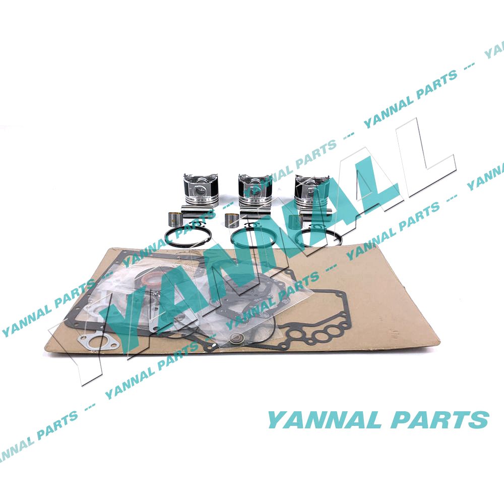 YANMAR 3TNA78 ENGINE OVERHAUL KIT WITH PISTON RINGS CYLINDER GASKETS For Yanmar